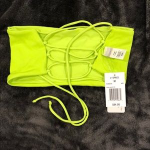 L Space bikini top Medium